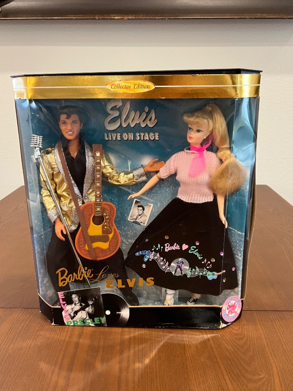 1996 Barbie Loves Elvis Collector Edition Gift Set #17450 NRFB Mattel